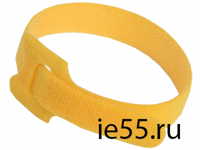 Хомут-липучка ХКл 14х210мм желтый (100шт) IEK